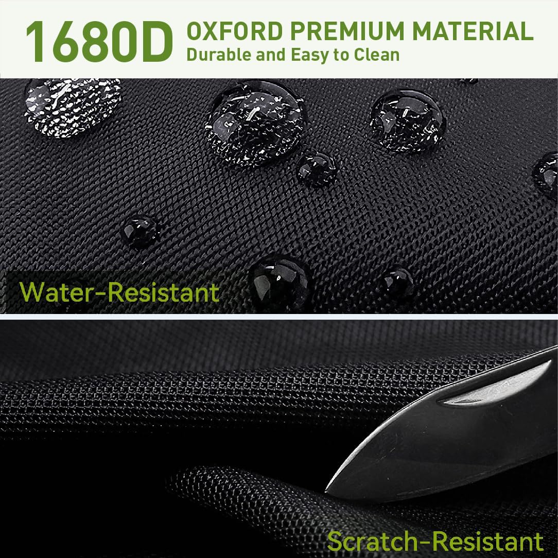 22" Grill Tool Storage Bag,Heavy Duty 1680D Waterproof BBQ Tools Bag,Large Grill Utensil Storage Caddy with Pockets, BBQ Accessories Bag Compatible with Blackstone