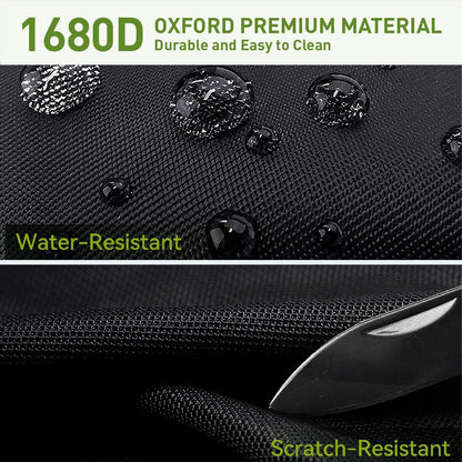 22" Grill Tool Storage Bag,Heavy Duty 1680D Waterproof BBQ Tools Bag,Large Grill Utensil Storage Caddy with Pockets, BBQ Accessories Bag Compatible with Blackstone