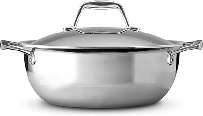 Tramontina Signature Stainless Steel Pasta Strainer Insert for Pot