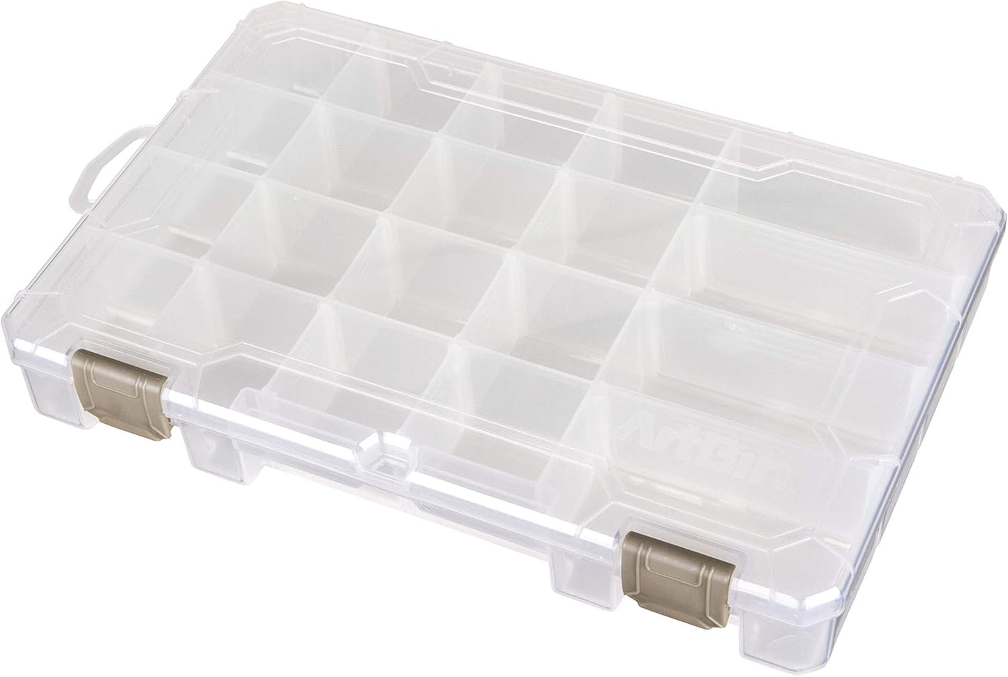 ArtBin Large Solutions Box Clear Art & Craft Organizer with Dividers - Plastic Storage Case for Convenient and Versatile Storage - Ideal for Various Craft Supplies
