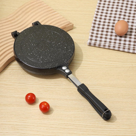 GOTOTOP Double Frying Pan Omelet, Panini, Pancake Frying Pan Maker, with Sturdy Construction and Cool Handle, Ideal Option for Small Kitchens, Easy Cleanup for Breakfast (Type 2)