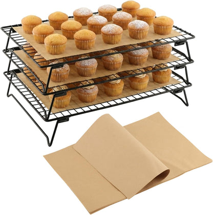 Cooling Racks for Cooking and Baking, 3-Tier Heavy-Duty Wire Cooling Rack