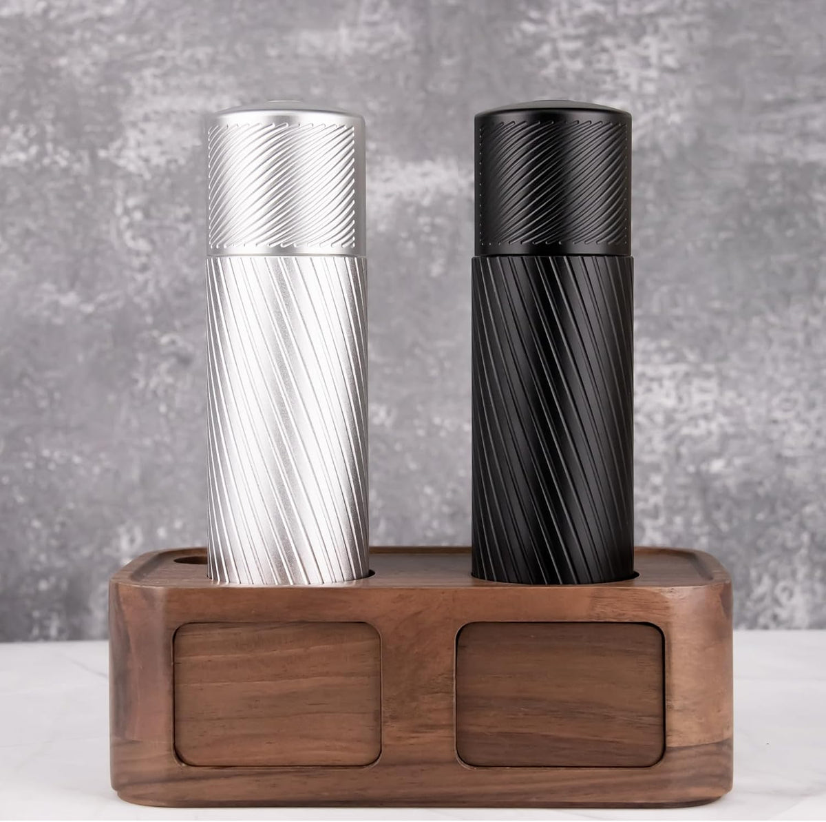 Homnoble Heavy Duty Pepper Grinder, Pepper Grinder External Adjustable