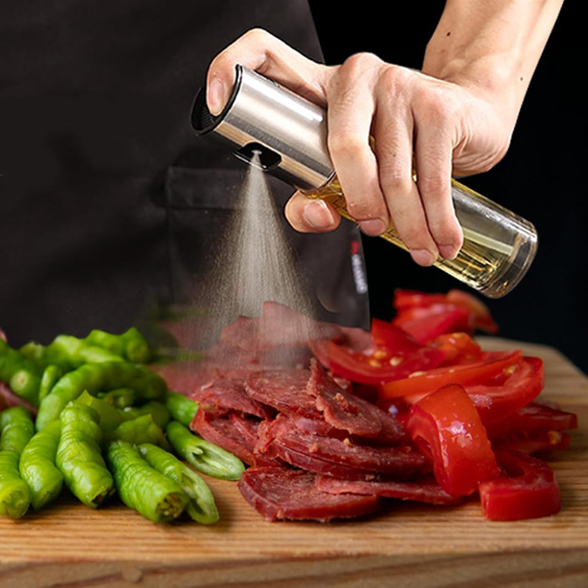 Oil Sprayer for Cooking,Olive Oil Spritzer,Olive Oil Spray Bottle for Salad, BBQ, Kitchen Baking, Roasting (100ml) (1)