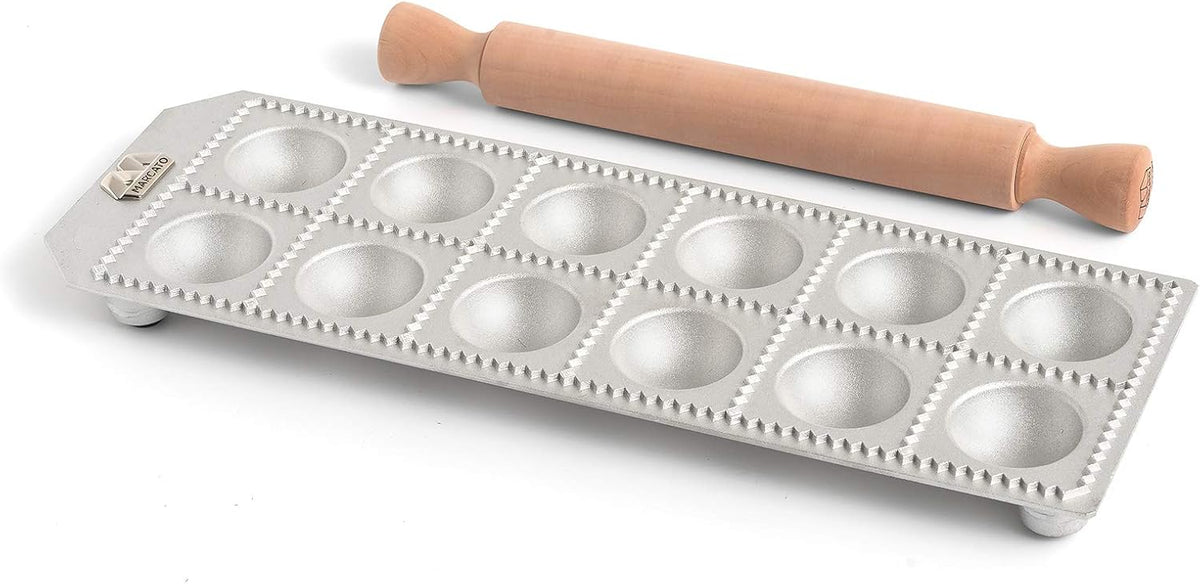 MARCATO Made in Italy 24 Round Agnolotti Ravioli Mold