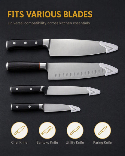Kichvoe 25 Pack Knife Tip Protector, Plastic Safety Cover for Chef Knives