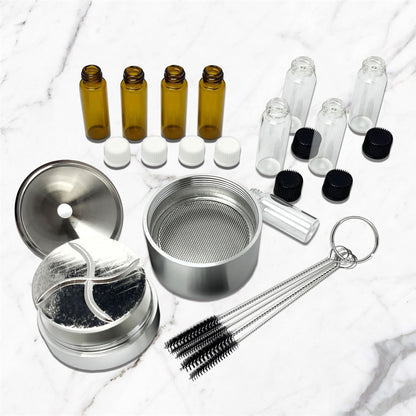 Spice Grinder【2.2 inch Silver】Pepper Grinding Set