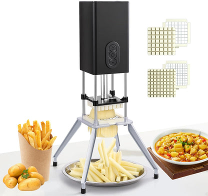 YOTAN Electric French Fry Cutter, French Fry Cutter Stainless Steel