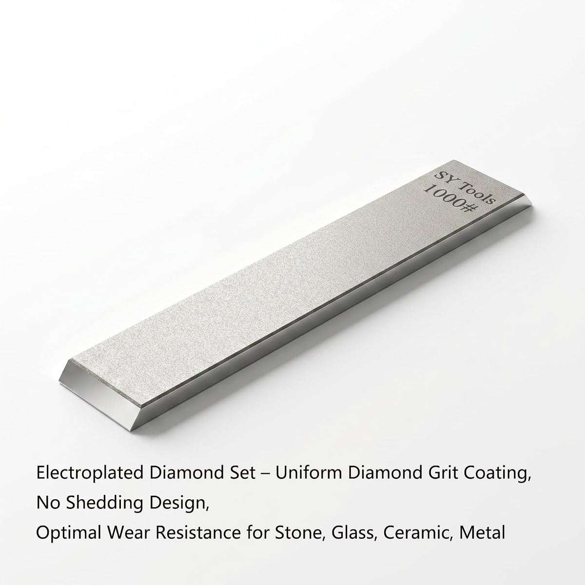 SY Tools Diamond Sharpening Stone Set, 10Pcs, 80#-3000# Grit