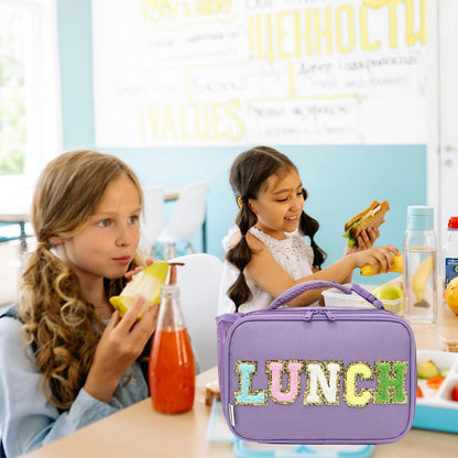 GYEUKHAM Insulated Lunch Box for School, Thermal Reusable Durable Freezable Lunch Bags for Kids Boys Girls Men Women - Small Soft Cooler Portable Lunch Tote Kit for Work Picnic Travel,Black
