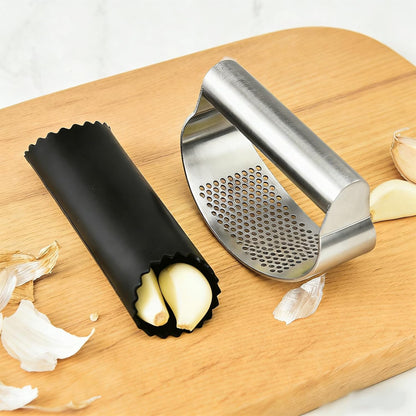 Garlic Press Rocker Stainless Steel, Kitchen Mincer Tool