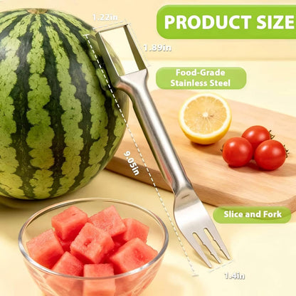 Watermelon Cutter Slicer, Stainless Steel Fruit Cutter Slicer Tool