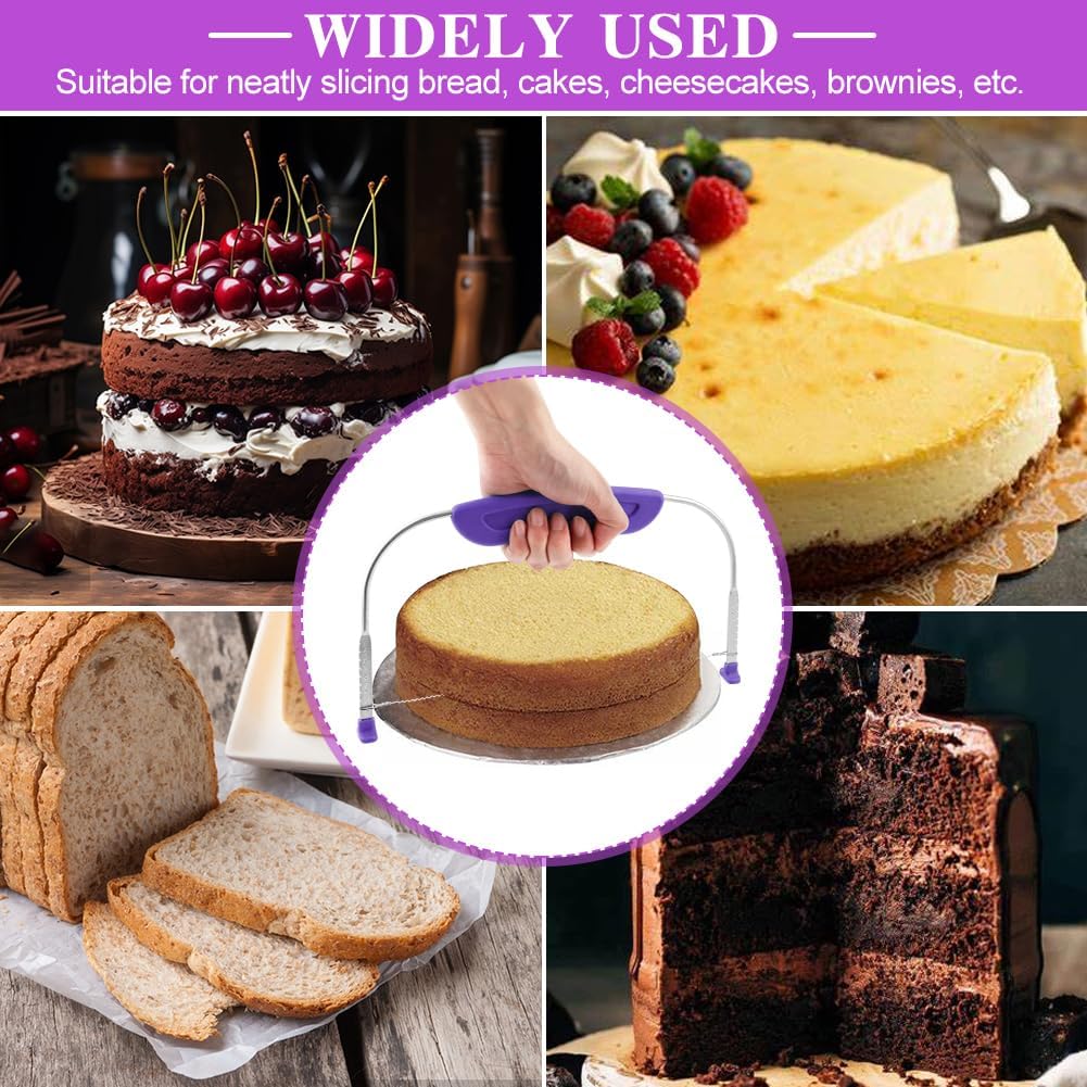 Cake Leveler & Slicer, 10 Inch Adjustable Cake Cutter Slicer Leveler