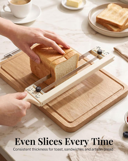 Adjustable Bread Knife, Ambidextrous Design Bread Slicer for Homemade Bread