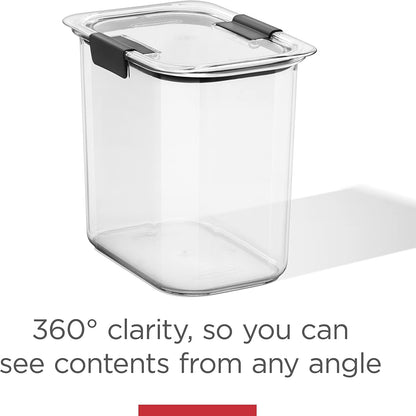 Rubbermaid Brilliance Pantry 10 Piece Set, Clear and Airtight Food and Pantry Storage Containers