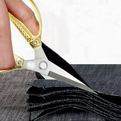 All purpose scissors heavy duty - for kitchen, office, home use, multipurpose Industrial grade scissors (rose gold)