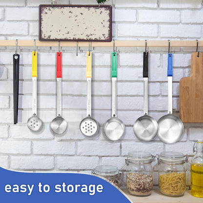 6 Pcs Portion Control Serving Spoon Set, Portion Scoops for Food
