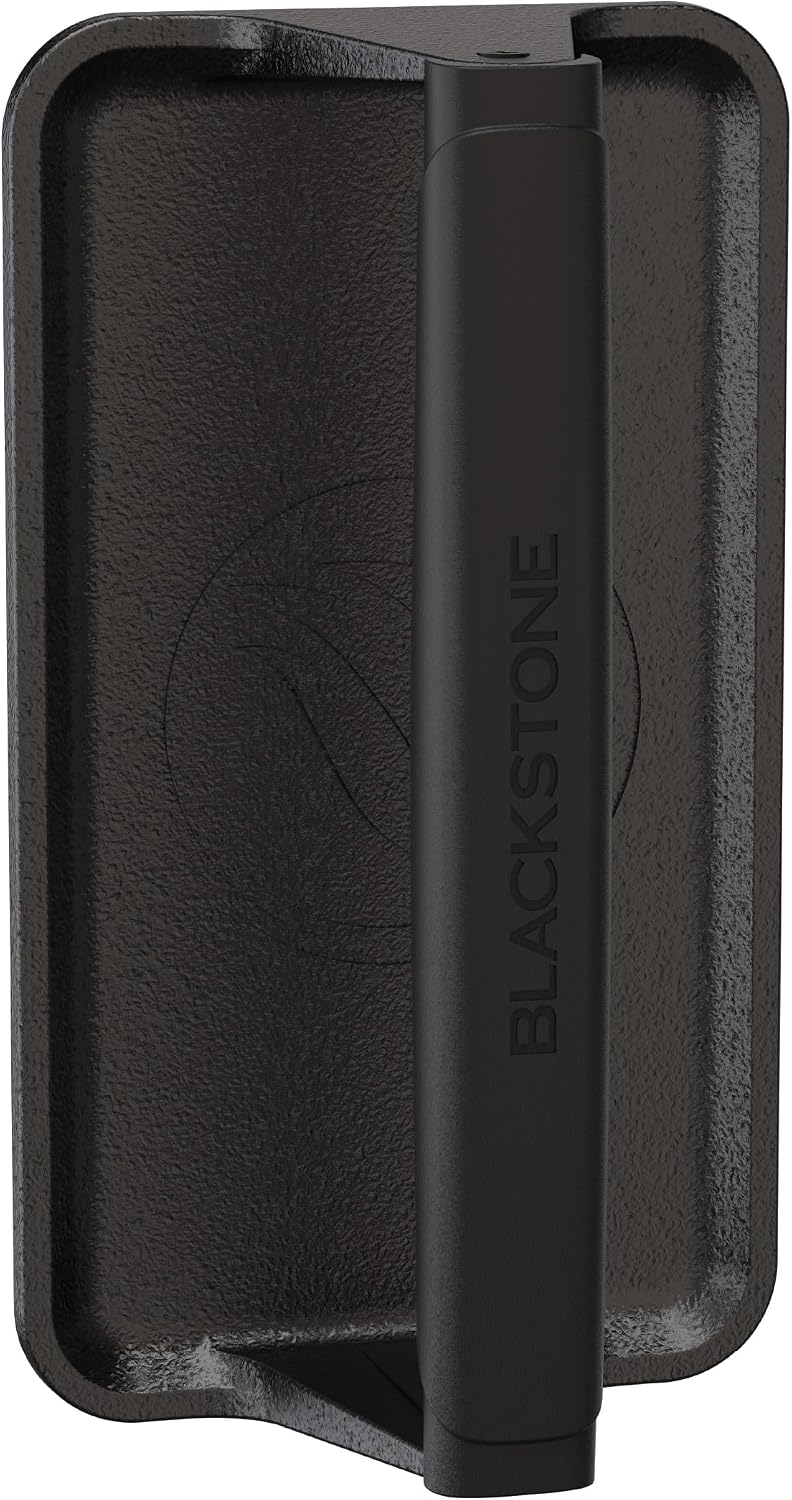 Blackstone® Pre-Seasoned Cast Iron Griddle Press, 10" x 5.5", Black