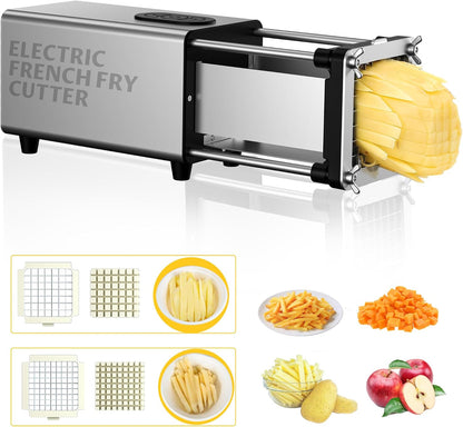YOTAN Electric French Fry Cutter, French Fry Cutter Stainless Steel