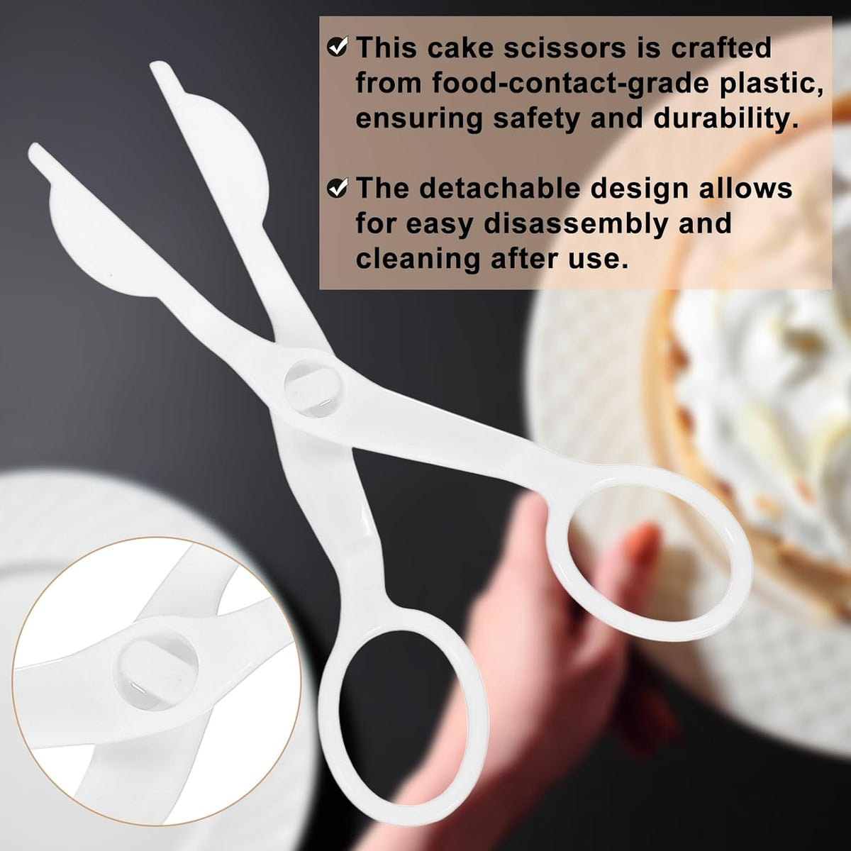 uxcell 3Pcs Flower Lifter Cake Decorating 5.1x2.2" Fondant Tool Purple