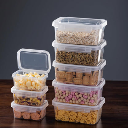LivLab Mker 20 PCS Food Storage Containers with Lids - Reusable Meal Prep Containers Bpa-Free Freezer Lunch Boxes for Leftovers, Snack, Fruits, Salad - 10Sets | 20 fl oz | 2.5 Cups