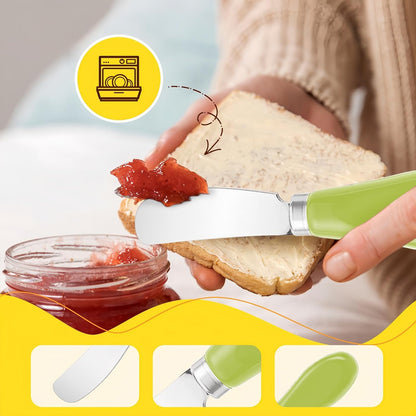 Butter Spreader Knife Set, 2 Pack Butter Knives and Cheese Knives