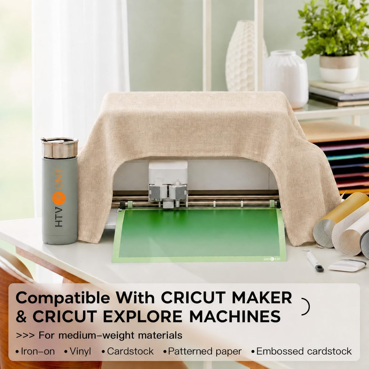 HTVRONT Cutting Mats 12x12, Compatible with Cricut Maker/Explore