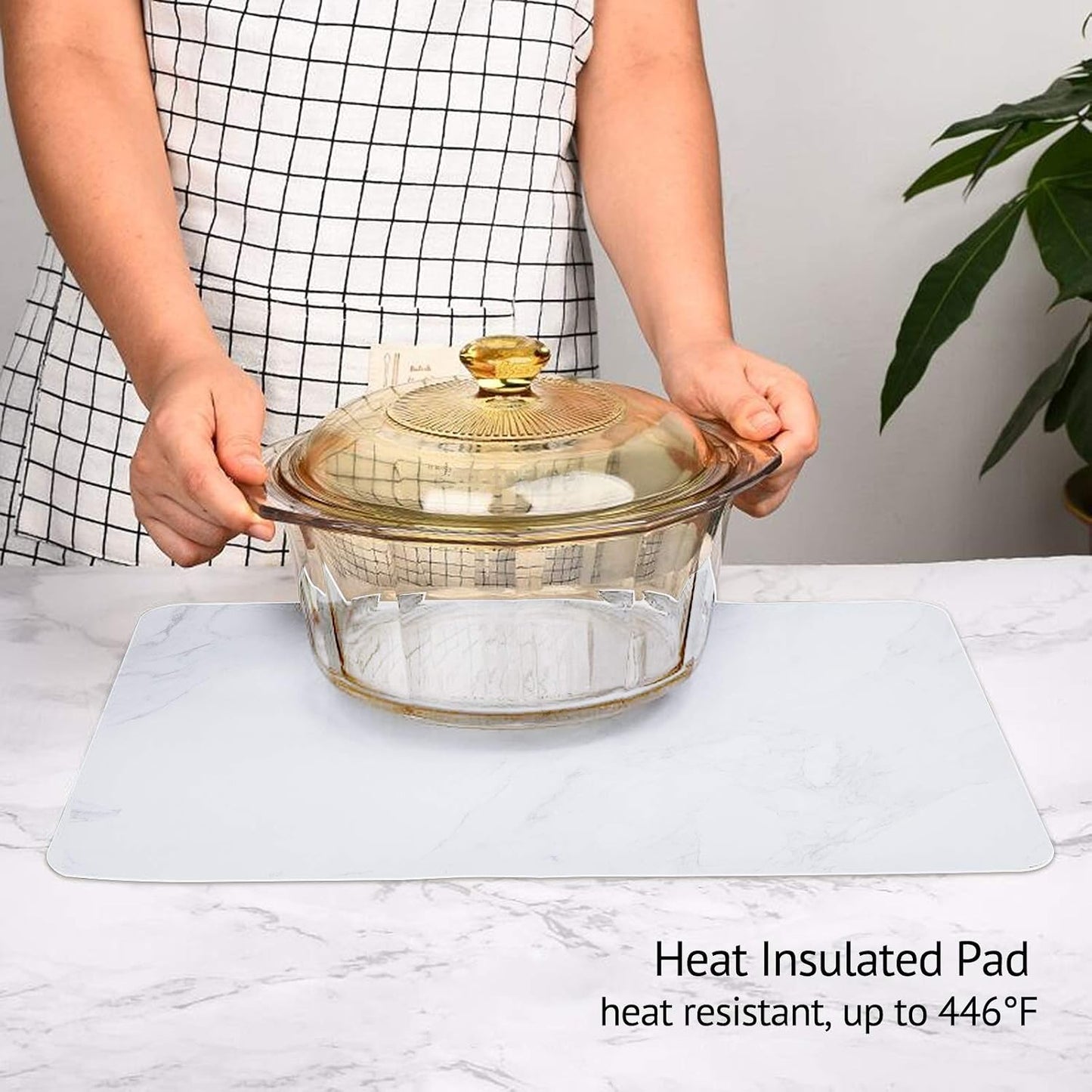 Gartful Extra Large Silicone Mats for Countertop, 28" by 20" Multipurpose Mat, Counter Table Protector, Desk Saver Pad, Placemat Nonstick Nonskid Heat-Resistant Pad, Black