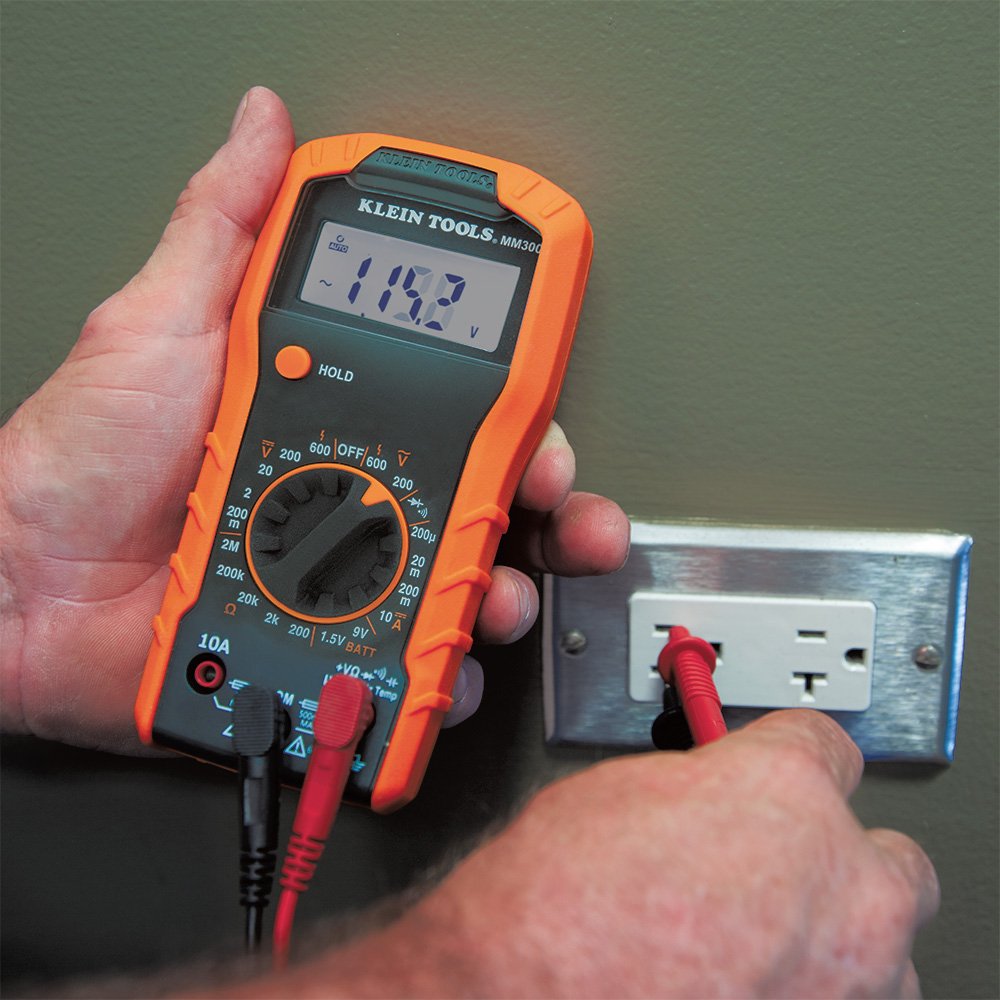Klein Tools IR1 Infrared Thermometer with Targeting Laser, Auto-Hold, More