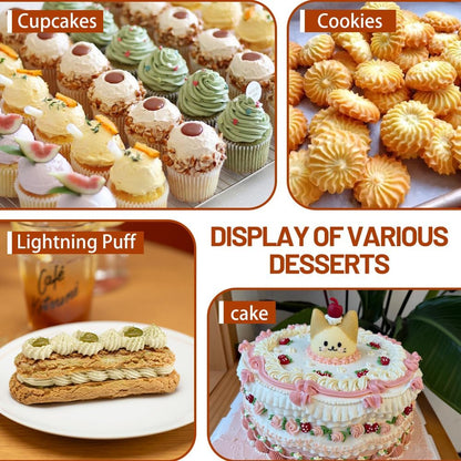 9PCS Large Piping Tips with brush,Sturdy Cake Piping Tip for Cookie Cupcake