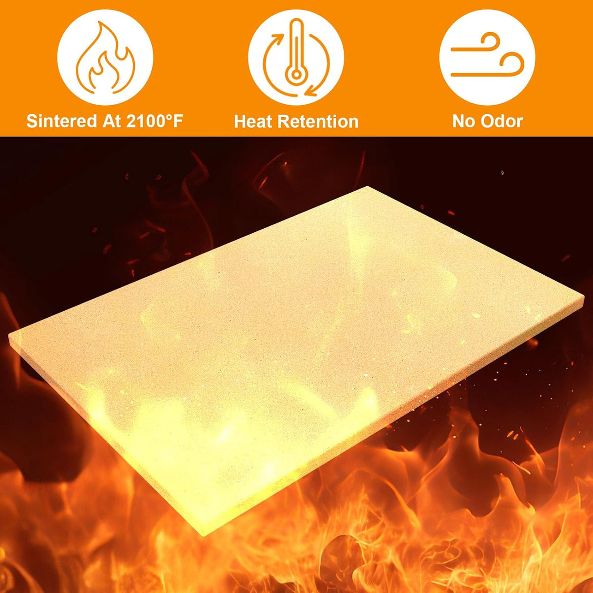 Extra Large Pizza Stone for Oven,Grilling,Pellet Grill,Pizza & Bread Baking