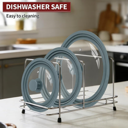 3 Pack Universal Pan Lids,Replacement Pan Lid Fits 6", 7" 8" & 8", 9" 9.5" & 10", 11" 12" Cookware,Tempered Glass Pan Cover with Heat Resistant Rim for Skillets, Pots, Frying Pans & CrockPot