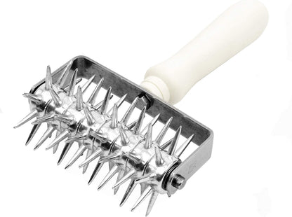 O'Creme Commercial Dough Roller Docker 4-3/4 Inch Wide with Plastic Handle