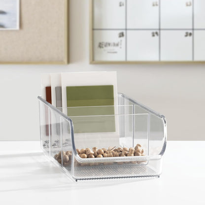 InterDesign Linus Kitchen, Pantry, Refrigerator, Freezer Storage Container, Clear