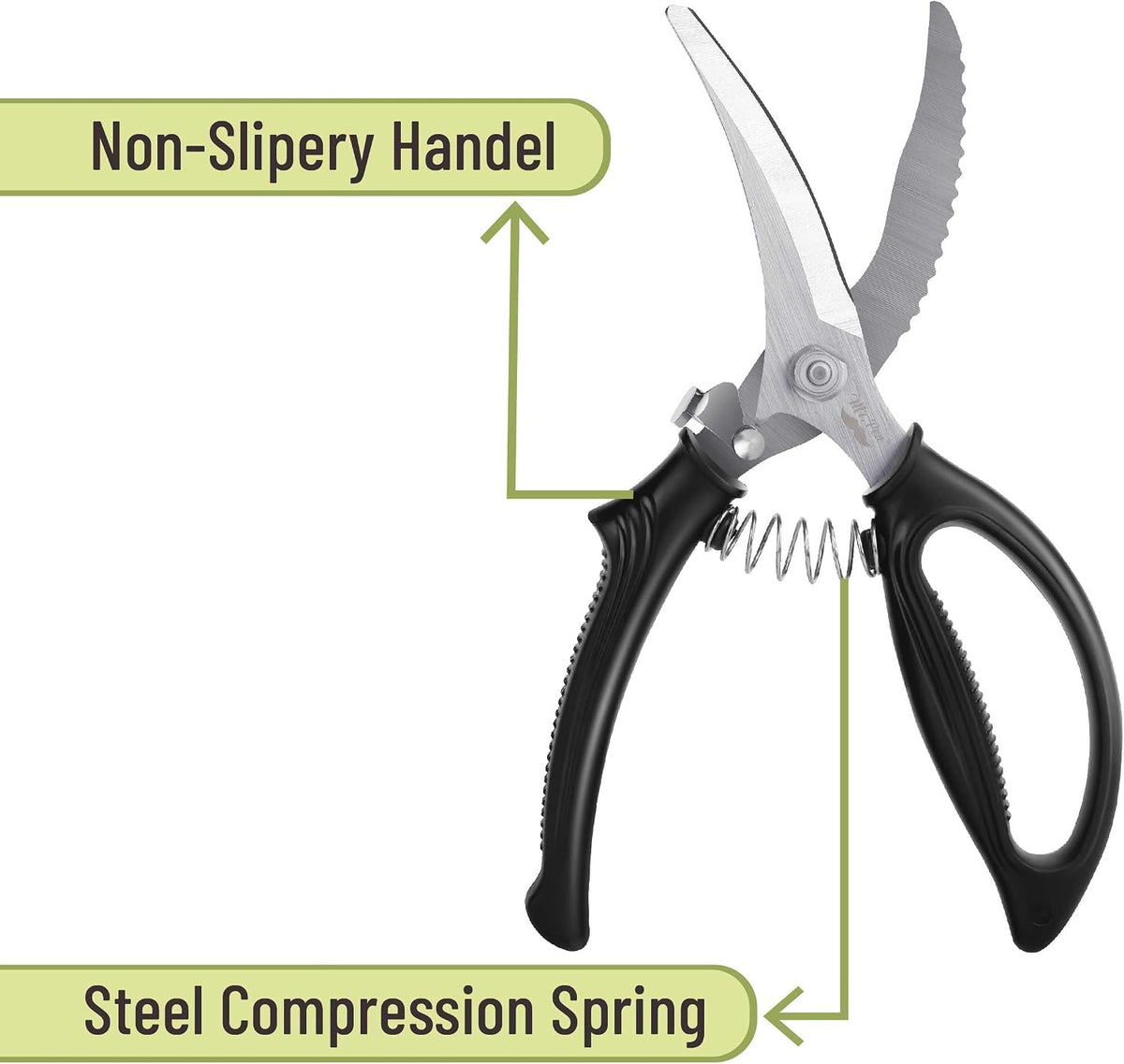 Mr. Pen- Heavy Duty Poultry Shears, Chicken Shears, Meat Cutting Scissors