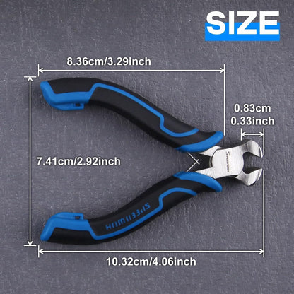 SPEEDWOX Long Reach Bent Needle Nose Pliers With Smooth Jaw Angled Needle Nose Pliers For Jewelry Making Fish Bone Pliers Tweezers Bent Chain Nose Pliers For Wire Bending And Small Object Gripping