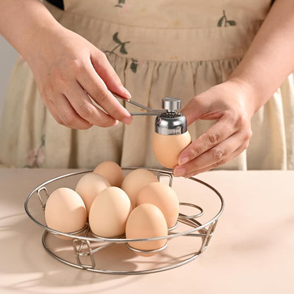Fox Run Stainless Steel Egg Yolk Separator For Raw Eggs, 6.75” x 1.75” x 1”