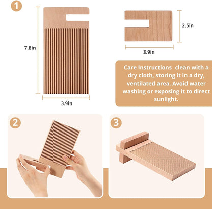 Gnocchi Board with One-Hand Operation Design, Large Gnocchi Maker Paddle for Homemaking Gnocchi Pasta