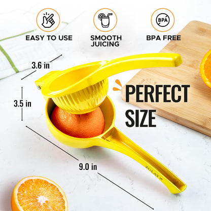 Zulay Kitchen Metal Orange Squeezer