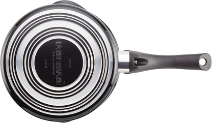 Farberware Glide Copper Ceramic Nonstick Straining Sauce Pan, 3-Quart