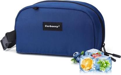 Cerbonny Freezable Cooler Bag for Work/School Travel - Mini Insulated Bag Fit For Yogurt