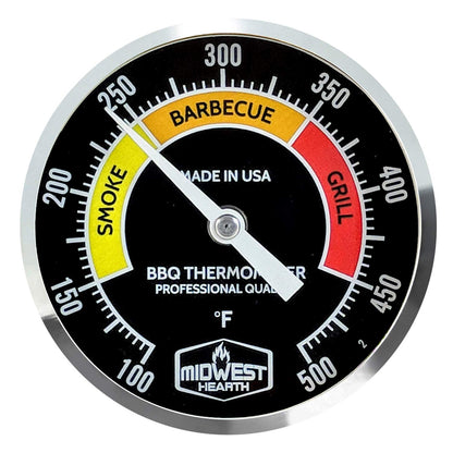Midwest Hearth Professional BBQ Grill Thermometer (2" Dial)