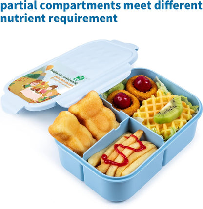 MISS BIG® Bento Box,Bento Box Adult,Lunch Box,Leak Proof Lunch Containers,No BPAs and No Chemical Dyes Bento Lunch Box,Dishwasher and Microwave Safe Lunch Containers for Adults(1900ml Gray)