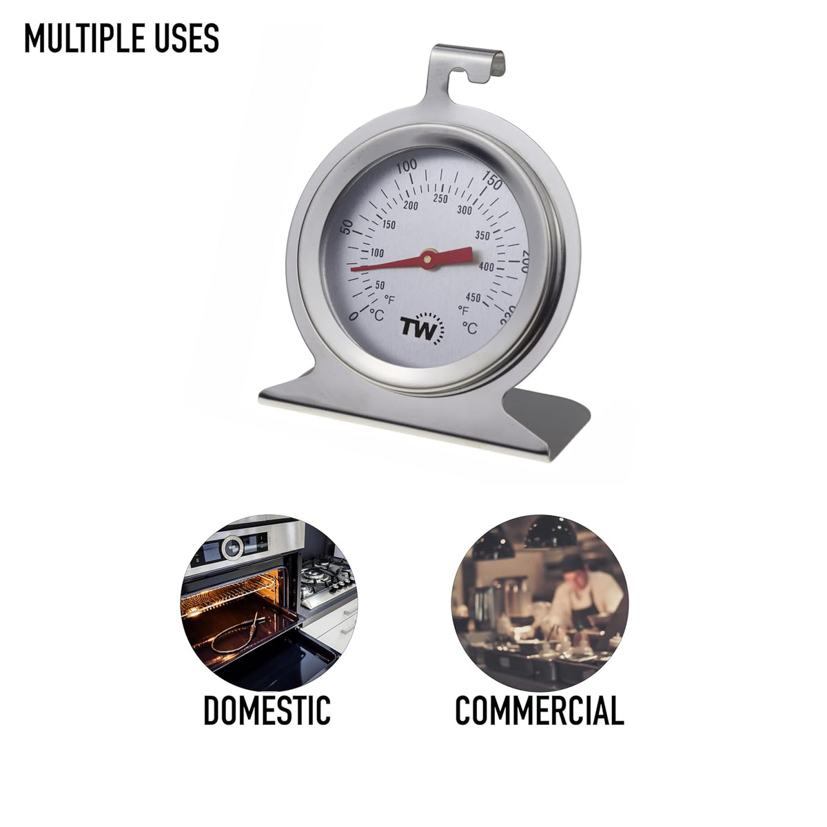 Oven Thermometer - Dial Oven Temperature Gauge