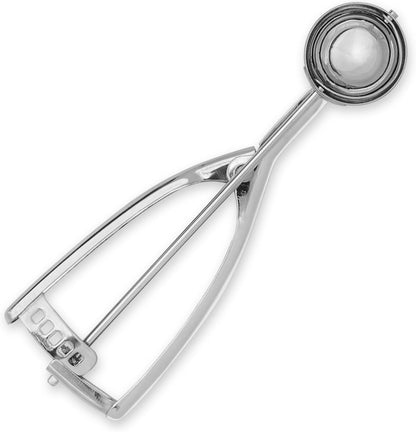 Jenaluca Jumbo Ice Cream, Cupcake & Muffin Scoop, Stainless Steel, 1/2 Cup