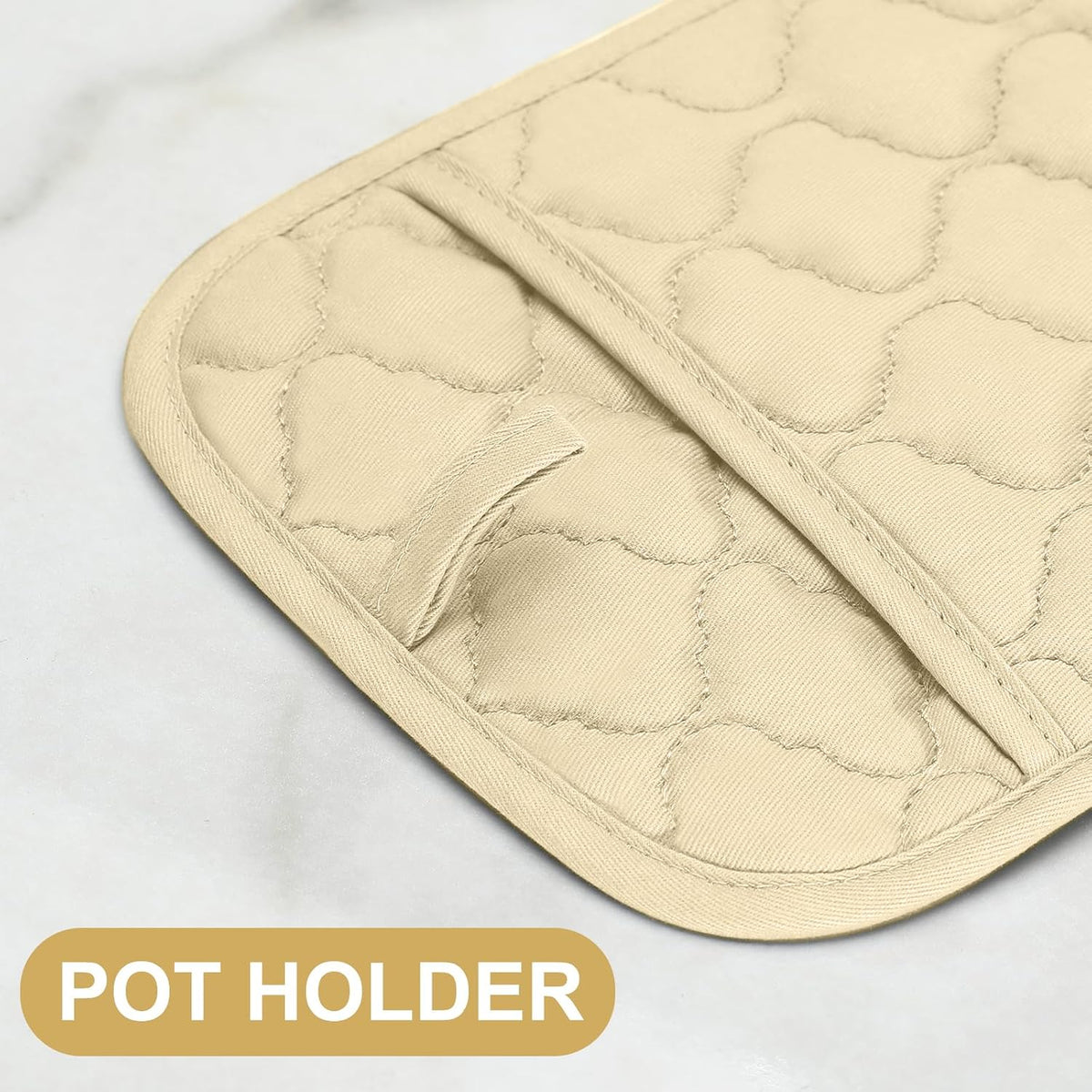 Oven Mitts Kitchen Towels and Dishcloths Pot Holders Sets, Oven Gloves Kitchen Dish Towels 500 Degree Heat Resistant Potholders with Non-Slip Silicone Surface for Cooking, Grilling, Baking-Gray