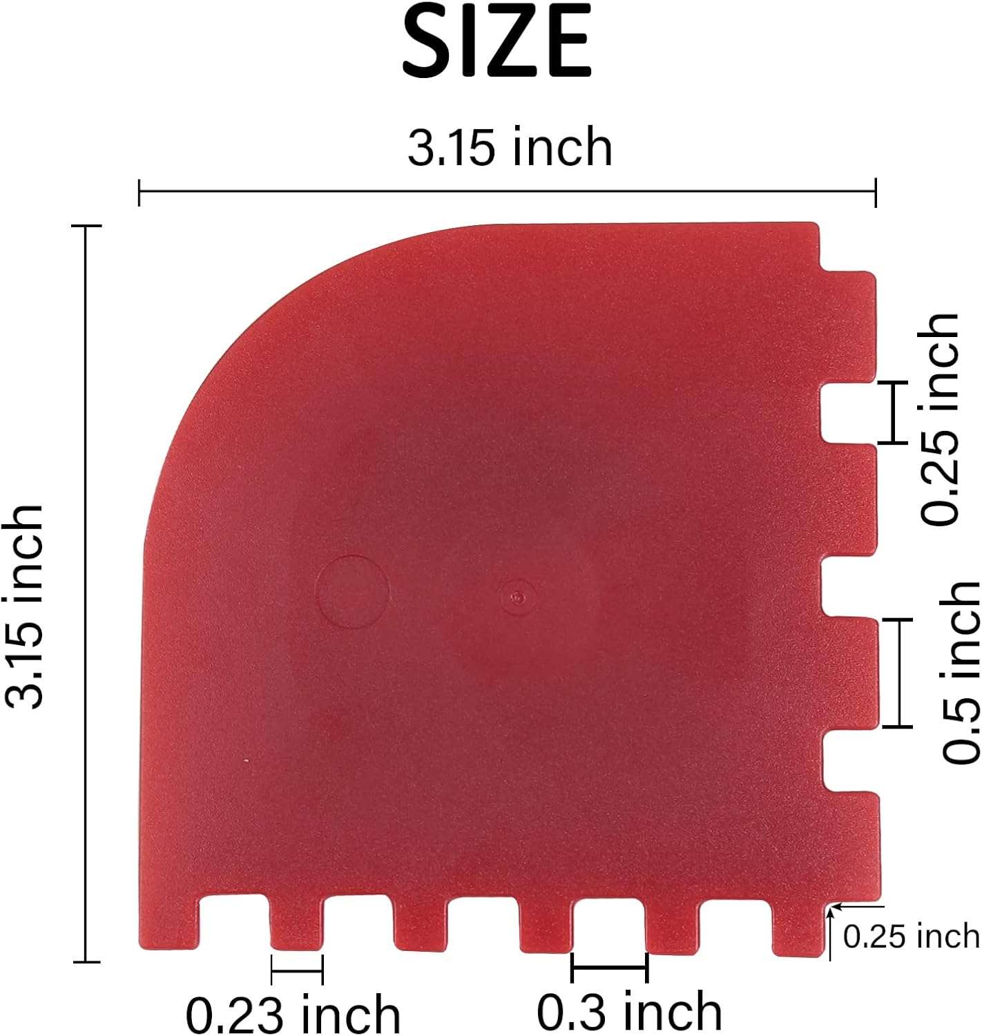 3 Set Plastic Grill Pan Scraper Tool for Griddle Cleaner, Cast Iron Accessories, Kitchen Cleaning Tool Kit