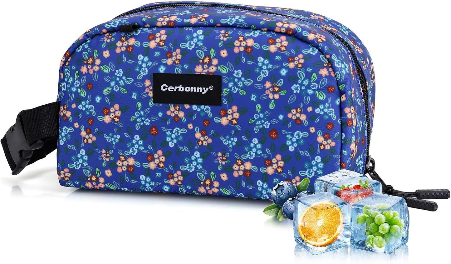 Cerbonny Freezable Cooler Bag for Work/School Travel - Mini Insulated Bag Fit For Yogurt