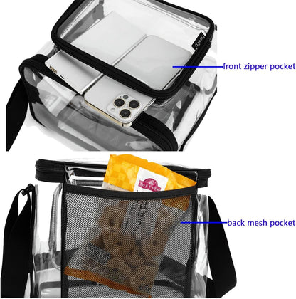 FlowFly Insulated Reusable Lunch Bag Adult Large Lunch Box for Women and Men with Adjustable Shoulder Strap,Front Zipper Pocket and Dual Large Mesh Side Pockets,Cherry - Colors B