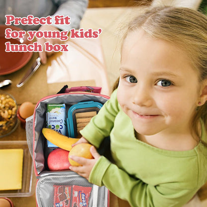 CaCTOUR Lunch Box Kids,Premium Insulated Lunchbox for Girls Boys,Soft Mini Cooler Bag Back to School Thermal Reusable Lunch Bag for Work School Picnic (Blue)
